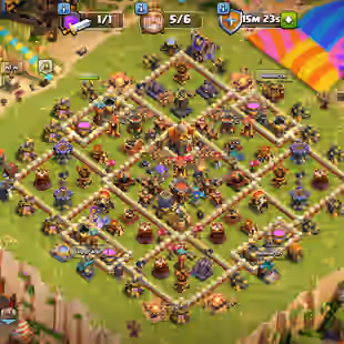 Th16 [2-League Skin] [] 8k Gems [] Hero-87-85-70-45[Duke-12] [] Equipment-14x-Epic Almost Max [] XP-191 [] BEST-DEAL  - Image 1
