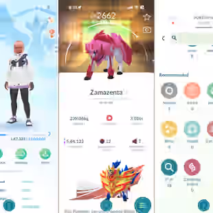 🔥LEVEL 50 💎 SHINY LEGENDARY ZAMZENTA [] 51 LEGENDARY [] 8 SHINY [] RENAME AVAILABLE []  CHEAPEST - Image 1