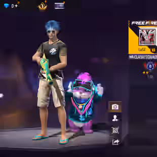 FF285|Lv51/83 Weapon (10 Mythic)/69 Costume (2 Mythic)/13 Emote (2 Mythic)/10 Backpack (2 Mythic)/24 SKYBOARD (7 Mythic) - Image 1