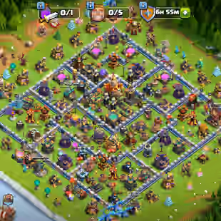❗TH 16 MAX❗GG [19] - FB [18] - SB-EB [11L]! 5X EPIC EQUIPMENT! DEFENSE MAX! NC AVAILBLE! 5 BUILDER! - Image 1