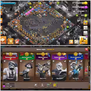 [F1] 🔥 RAREST DARK DAYS FULL SET 🔥 TH-18 ALMOST MAXED | 6X HEROES MAXED | 11X EPIC MAX | 4 SKIN SET ONE SKIN MISSING - Image 1