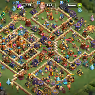TH 16 ALMOST MAX-XP 224-[ 5EPIC EQUIPMENT ALMOST MAX-HERO 92-95-67-70-45-WALS DEFENSE MAX-NC 500-BEST DEAL - Image 1