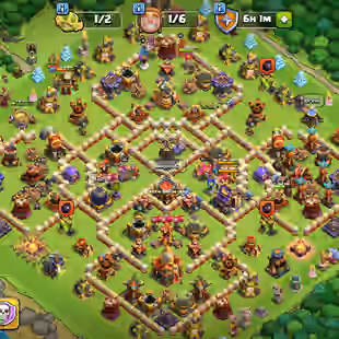 🔥 TH 16 MAX 🔥 3 HERO MAX || BK 90 AQ 95 GW 70 RC 45 MP 61 || HIGH EQUIPMENTS || HERO SKINS - Image 1