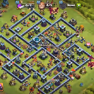 TH 13 Max | Level 133 | BK 67 | AQ75 | GW 50 | RC 25 | MP 50 | Gems 2141 | INSTANT DELIVERY - Image 1