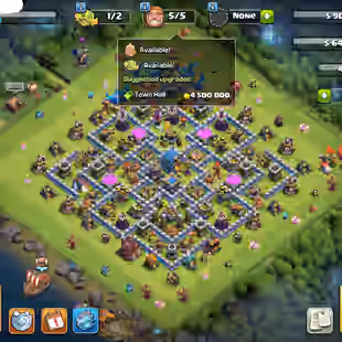 TH 12 Heroes 65 65 40 40-level126-heroes skins (fully max ) | C3456 - Image 1