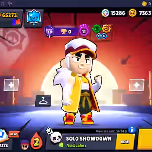 304 SKINS | 65.300 TROPHIES | 101 BRAWLERS | 37 HYPERCHARGE | 45 MAX | 39 PRESTIGE | 29 BUFFIES - Image 1