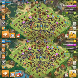 🔥TH-17 ALMOST MAX🔥XP-201! 8X EPIC EQUIPMENTS! MAX WALLS! HEROES:-76-92-60-54-30-10! 10X PETS! FAST DELIVERY - Image 1