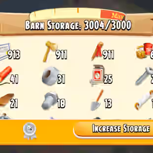 50 level | land tools farm | barn 3000 | Silo 800 | 1M coin | Land items Account - Image 1