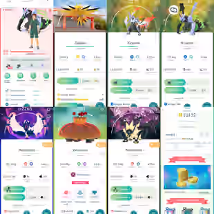 Level 54 | 3 Shiny Kyurem Fusion | 36 Shiny | 354 Legendary | Shiny Zapdos Location Background | Shiny Necrozma fusion - Image 1