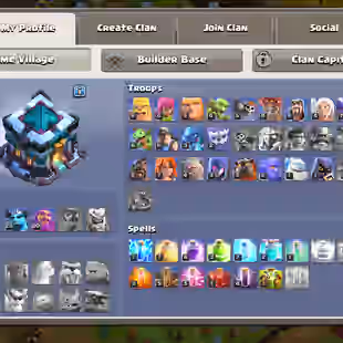 Account Level 133! Freshly New TH 13! - Image 1