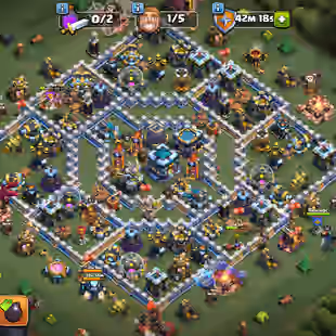 ✨[PREMIUM TH-13-500 CWL MEDALS] ✨| [6EPIC-G.GAUNTLET-S.BALL MAX] | HERO-53-62-32-29-14 | RENAME AVAILABLE | LOW PRICE - Image 1