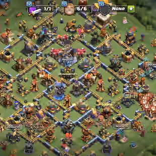 ||Xp 197 Th18 account|| Good heros|| Decent wall || 9Epic equipment|| 6th builder unlock|| Name change available||  - Image 1