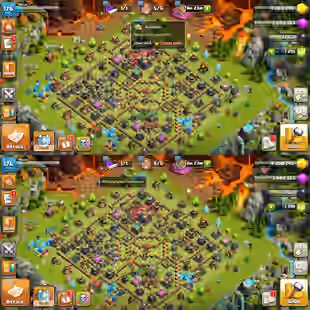 TH14 FULLY MAX-NOTHING LEFT-7X EPIC EQUIPMENT-10TH CLASHIVERSARY SCENERY-XP 176-CWL MEDALS 821-BEST-DEAL - Image 1