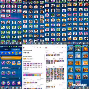 RareCrl Emote and Royal Ghost Gem Emote | Level 70Crl 20 Win 2019 |3x Ladder Ranks Top 391 |Level 16 Cards 9| 162 emotes - Image 1