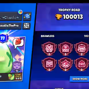 90K TROPHIES MASTER RANK AND 900 gems - Image 1