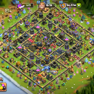 🔥Xp-250🔥 Th17 Max || Old Obstacle || High Epic Equipment || Heroes 100-100-84-75-50-20 || 6 Builders  - Image 1