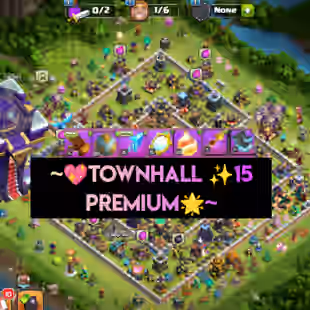 🔥TH15-RARE ✨ 6x EPIC EQIP  || HERO 67-79-53-55-28 || XP 215 || MAGIC ITEMS LOAD || HERO SKIN || FULL SAFE ACC - Image 1