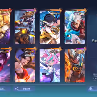 GOOD HYPER EXP MAGE ACC || JHON LEG YSS COLL XBORG METRO ZERO || RARE SKINS || 333 SKINS || EX IMMORTAL - Image 1