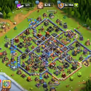 PREMIUM TH 18-XP 186-[ 7 EPIC EQUIPMENT ALMOST MAX-1012 MEDALS- HIGH DEFENSE-NC YES-6TH BUILDER-BEST DEAL - Image 1