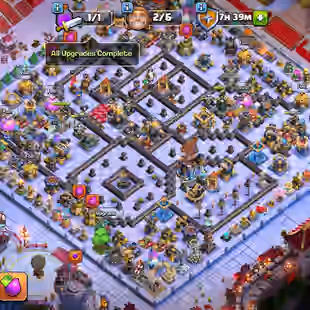 🔥TH 18 Full Max🔥Legendary Snake Scenery Full Set !! 13 Epic Equipment Max !! Rare 5821 Warstar !! 31 Skins 4 Scenery!! - Image 1