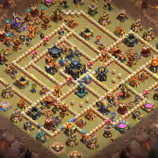 🔥Th17 Semi🔥 || High Quality Epic Equipment || Heroes 95-97-74-72-45-15 || 6 Builders || Nc 500 Gems || Cheapest - Image 1