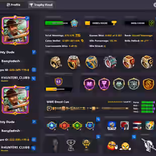 12.8B COINS PRO ACCOUNT | Level 325 | 20 Leg Cues | Some Premium Cues | Few Limited Rings | Fresh Account - Image 1