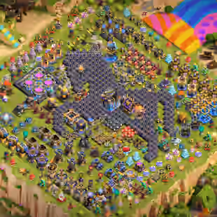 XP 242 | TH18 FULLY MAX | MAX TROOPS | 900 MEDALS | NICE EPIC EUQIPMENT | 6109 GEMS - Image 1