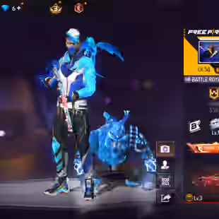 X307|Lvl 56|62 CHARACTER|117 BUNDLE(2 ARTIFACT)|FFWS GALAXY LEGENDARY|249 COSTUME|254 WEAPON(1 EVO+56 MYTHIC)|COBRA MP40 - Image 1