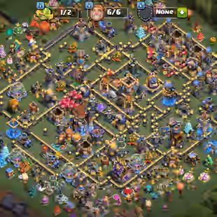 TH18 MAX 99 PERCENT ! 2015-2025 OBSTACLES ! LEGEND RANK 2 ! WAR STAR 5277 ! HEROES 6 MAX !SB/GG/MM/AF/DC/MS/RS/EB/RB MAX - Image 1