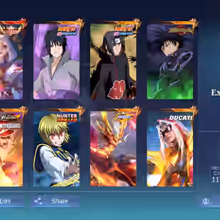[IOS/ANDROID] CEL LVL 107 | 132 HEROES | 429 SKINS | EXALTED 2 | ANIME SKINS | LUNOX LEGEND - SASUKE - ITACHI - MEGUMI  - Image 2