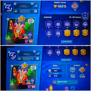 Cursed Pro Rank Account | 18k Trophies | 21 Maxed Brawlers | 13 Hypercharged | Instant Delivery  - Image 1