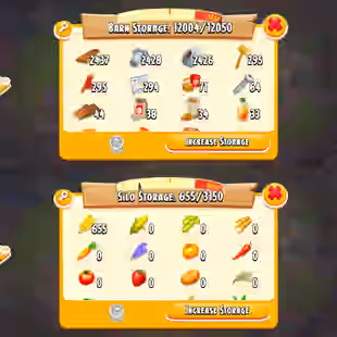 🔥AFFORDABLE FARM LEVEL 111🔥BARN 12004:12050 | SILO 655:3150 | 1465 DIAMOND | 14.8 MILLION COINS | CHECK PHOTOS |  - Image 1