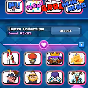 [ONE & ONLY] 2 CRL WIN EMOTES | RARE LVL 16 CARDS | HIGH EVO & ELITE| RAREST OLD EMOTES | KT MAXED | OG TOWER SKINS | NC - Image 1