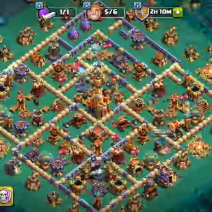 TH 16 FULL MAXED || BK95 || AQ95 || GW70 || MP66 || CH41 || DR 12 || [ 3 HEROS MAXED ] || [2 PREMIUM SCENARIES] || - Image 1