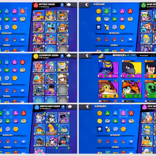 2020 ACCOUNT | 30100 TROPHIES  | 52 SKINS  | 66 BRAWLERS  | 2 HYPERCHARGE  | MYTHIC SKINS  | LVL 131 - Image 2