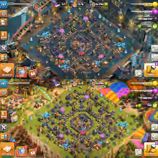 Th18 Almost Max [All Wall Max] [] Hero-105-105-80-55 [] Equipments-6x-Epic 20+ [] [High Seas-Painter Scenery] [] BEST-DE - Image 1