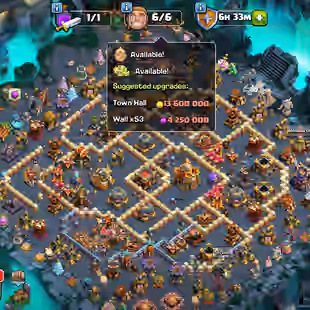 TH 16 99 PERFECT MAX-XP 209-ALL 6 HERO MAX- 8 EPIC EQUIPMENT ALMOST MAX-ALL DEFENSE MAX-53 WALS LEFT-NC YES-BEST DEAL - Image 1