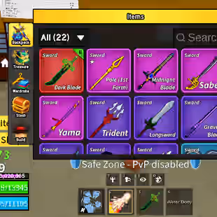 Blox Fruits Account Lv.2409 | PERM Dough, Portal, Tiger, Kitsune, Buddha | Shark Race | Dark Blade - Image 1