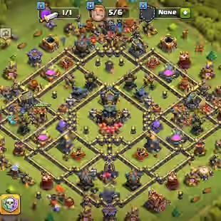 SA💃TH17 | FULL MAX WALLS MAX💃ALMOST NICE TROOPS | BEST EPIC EQUIPMENT | HERO-50-51-40-31-24-7NC 500-FULL ACCESS - Image 1