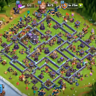  RAREST XP 281 [] FULL MAX BUILDING [] 24 EQUIPMENTS [] TOWNHALL 15 ( HERO LEFT) [] HEROES 55-76-42-49-21 [] 5 EPIC - Image 1