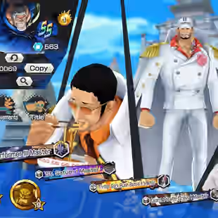 BR666-IOS+Android-7 Ex(Kizaru+Garp+Kuzan+Roger+Akainu+Roger v2+Oden)+Good Medal+Support 158+Koby+Jimbei v2+Sentomaru - Image 2