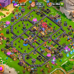 🔥Super Rare Blacksmith Max🔥[40 Equipment Max]!! TH 18 Maxout !! Heroes: 110-102-95-83-55-25!! 33 Skins 3 Scenery !! - Image 1