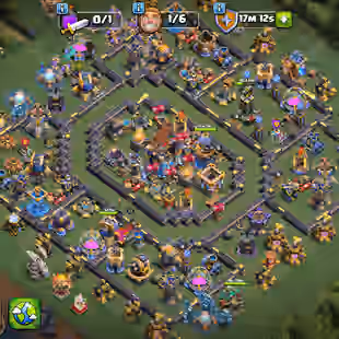 ♓Best Offer♓Xp-252 Th 18 [ Defence Almost Max ] Hero 105/105/89/81/55/17 Fb-Max 9 Epic Lvl-20 Builder Base Max 3842 WarS - Image 1