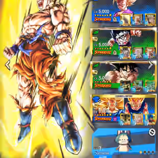 D899-IOS+Android-Meta-8 UL(SS Goku+Frieza+Gohan+Gogeta)+57 Legends+Vip Equipment+Good Zenkai+ Good Team PVP+Vegito Green - Image 1