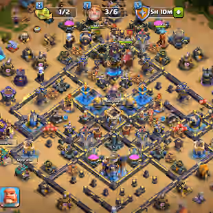 SA💃PREMIUM VIP TH18 CLOSE MAX [HERO-105-104-80-80-55-25]💃15 EPIC EQUIPMENT NEAR MAX-PAID SCENARY SKIN-FULL ACCESS - Image 1