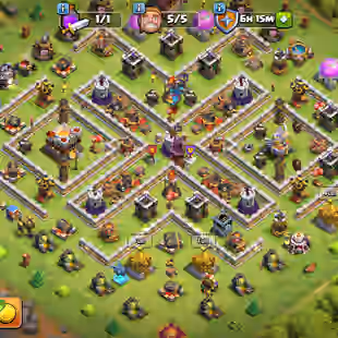 TH11 FULL MAX || MEXICO LOCAL || FREE NAME CHANGE || VERY GOOD HEROES SKINS || CWL 200 || INSTANT DELIVERY  - Image 1