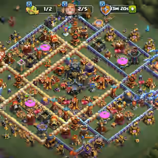 🔥[1900 CWL MEDALS-3EPIC MAX]🔥PREMIUM TH-17 | [16EPIC-S.BALL-F.BALL-L.P MAX] | STRONG DEF-WALLS | LOW PRICE - Image 1
