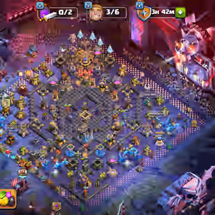 Th18 [6500-Gems] | [Wall Defence Almost Max] | Hero-69-85-59-41 | 10-Epic Almost Max | Xp-201 | NC-Yes | BEST-DEAL  - Image 1