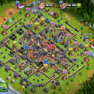 🔥[ TH-18 NEAR MAX ]🔥 ALL 6 HEROS MAX ] || 9 EPIC MAX: SB-GG-AF-MM-DC-FB-RS-EB-RB [MAX] - FA [20] - 28X EQUIPMENT MAX - Image 1