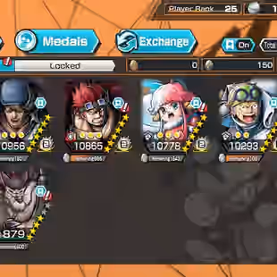 [4149][IOS+ANDROID] 4 EX - Garp + Kuzan + Shanks + Zephyr , Support 142 , Good Medal - Image 1